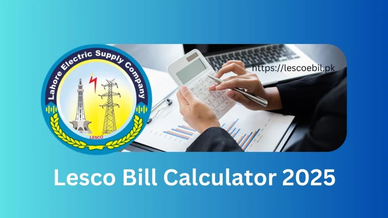 Lesco-Bill-Calculator